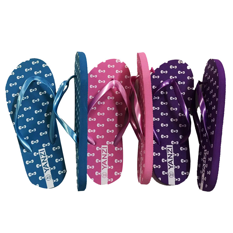 New Arrival Stock Ladies Printing Slippers Stock