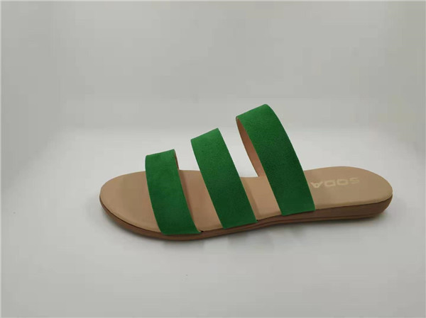 green slippers