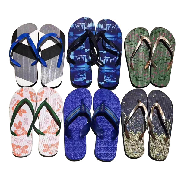 mixed style flip flops