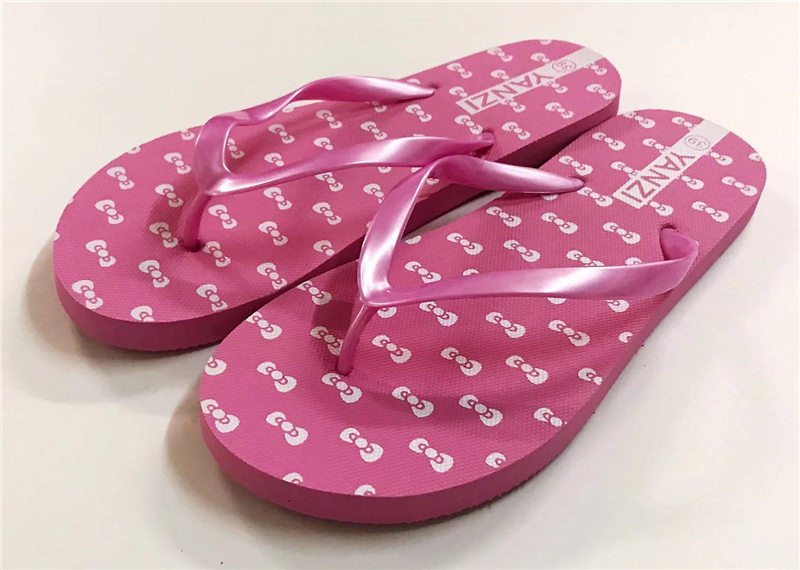 Bowknot Printing Slipper