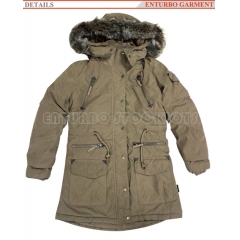 Winter Coat with Fur Hood for Ladies