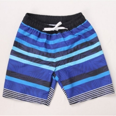 Boy's Striped Board Shorts